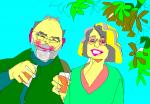 stroke club kay & hubby2